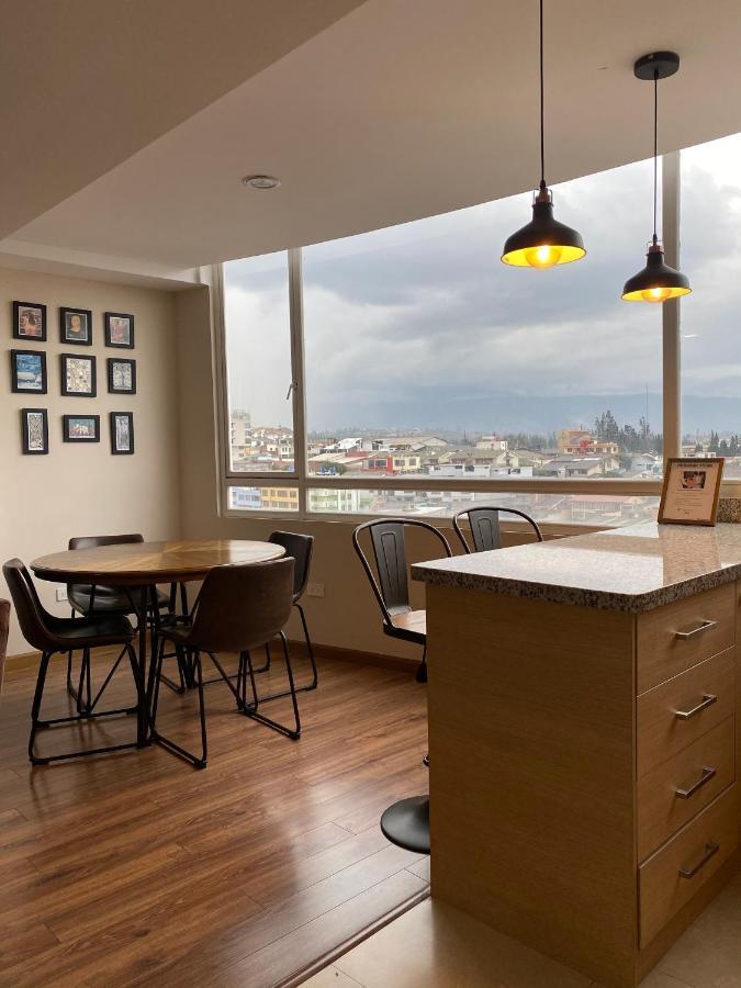 Апартаменты Wanderlot - Departamento Leganza - Penthouse Lujoso Риобамба Экстерьер фото